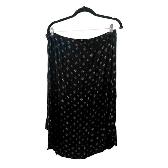 VOLCOM Champain Trail Midi Skirt Black Sz L - Picture 2 of 6